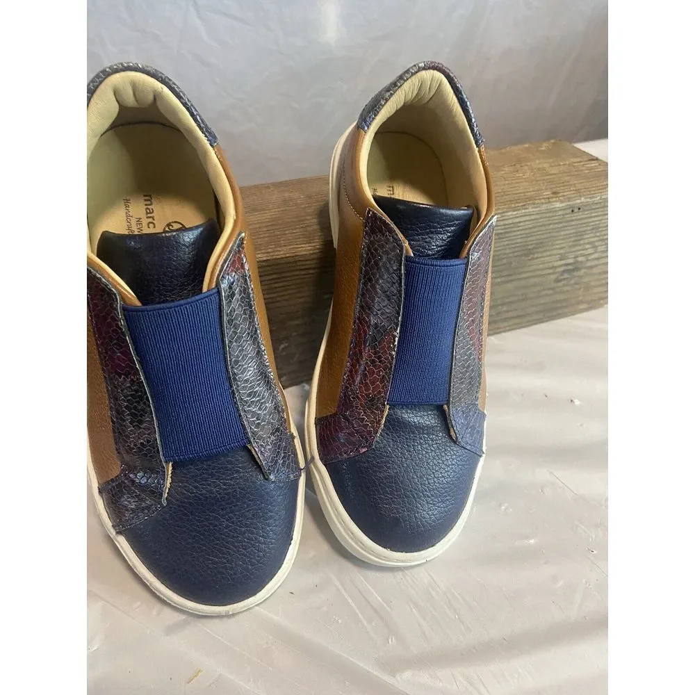 Unisex Marc Joseph‎ New York Leather Slip-Ons- Size 13- Very Nice